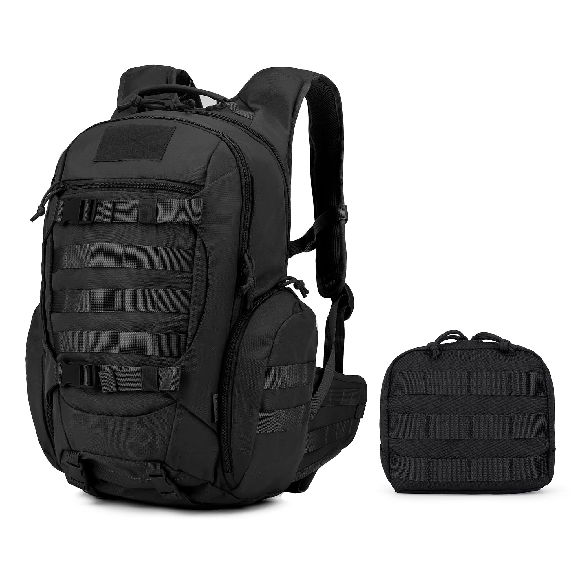 Mardingtop 28L Tactical Backpack for Men - Military Molle Hiking Backpack, Waterproof EDC Backpack for Outdoor Camping, Motorcycle Riding & Travel Accessories