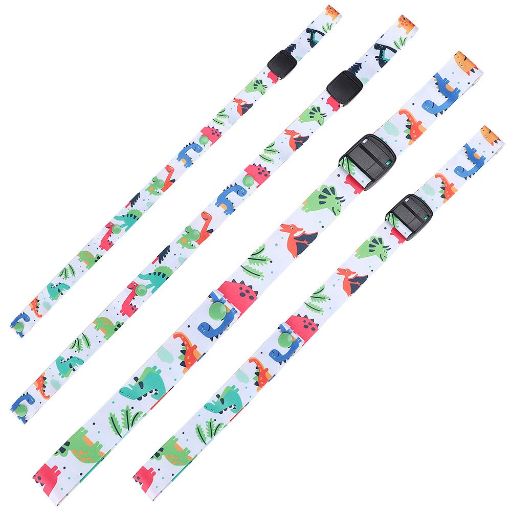 CHICIRIS Baby Cup Holder Belt - 2.5cm Wide Non-Toxic Strap for Strollers, High Chairs & Toys | Secure Bottles & Sippy Cups | Dinosaur Pattern (18#) - Perfect for On-the-Go Parents & Toddler Mealtime