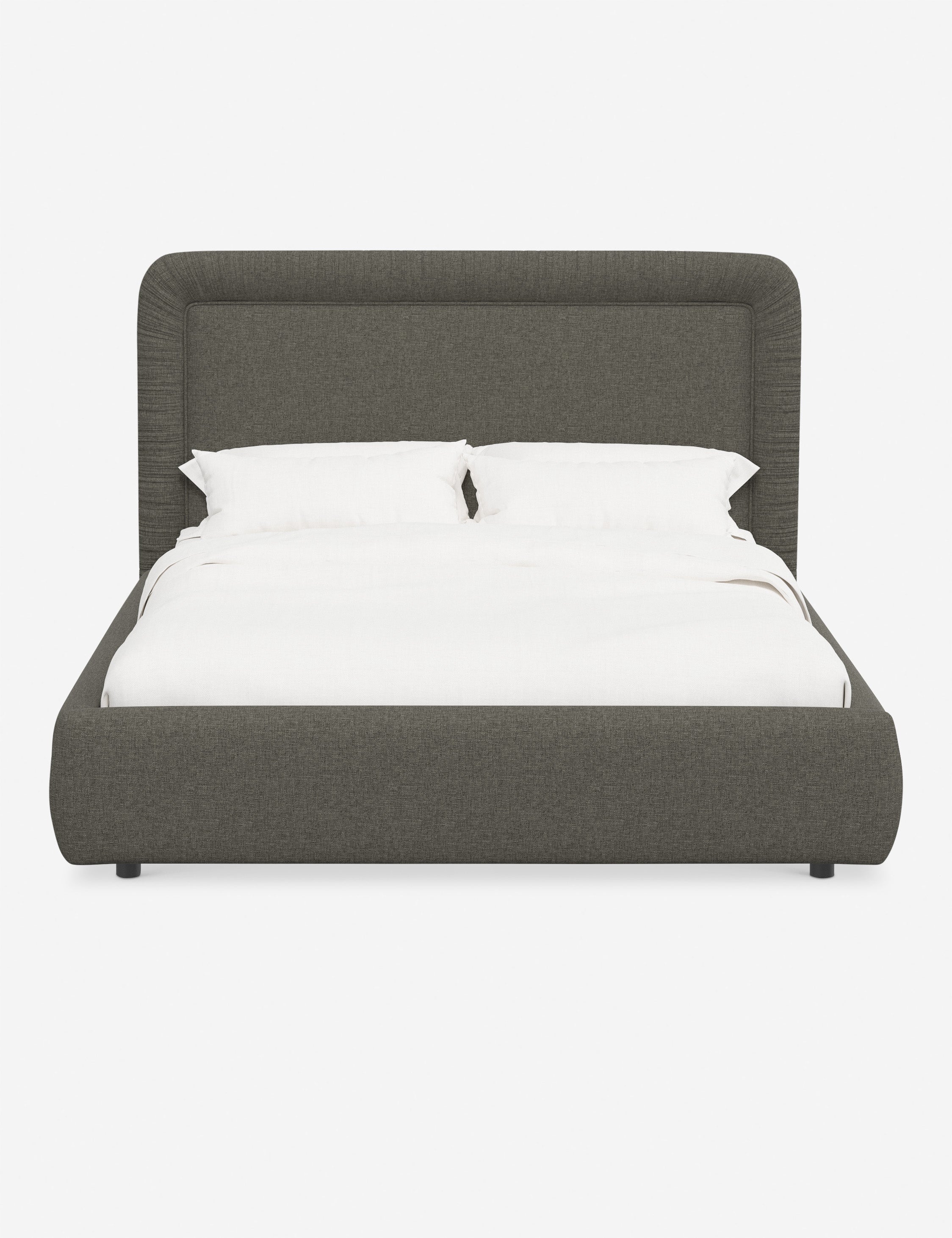 Courtet Platform Bed Frame - Modern Minimalist Wooden Bed with Storage - Perfect for Small Bedrooms, Guest Rooms & Studio Apartments
