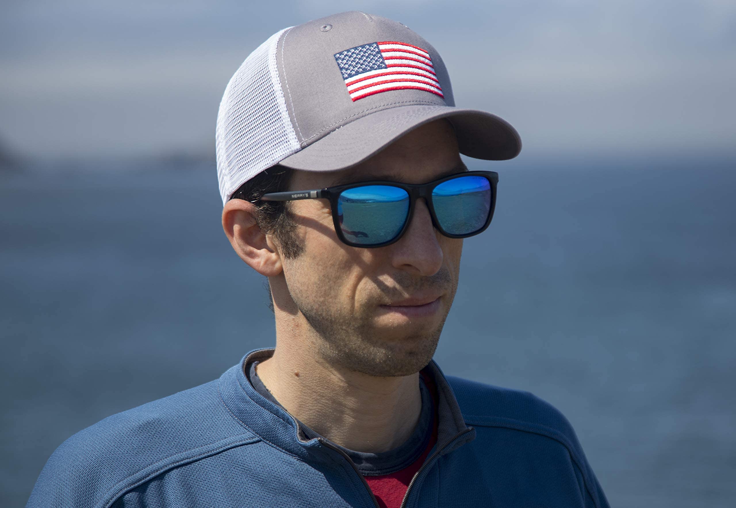 Premium American Flag Snapback Trucker Baseball Hat - Patriotic Adjustable Cap for Men & Women - Perfect for 4th of July, BBQ, and Outdoor Events