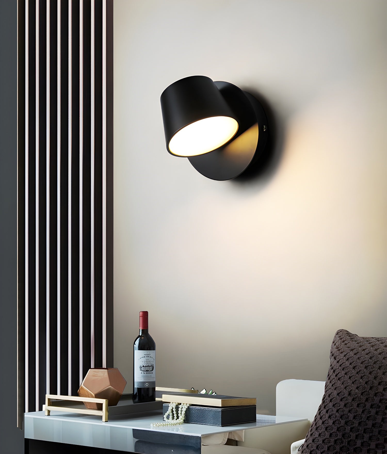 Adjustable Angle Reading Wall Lamp - Perfect for Bedside, Study, and Office Lighting - Dimmable LED Wall Light for Books & Night Reading