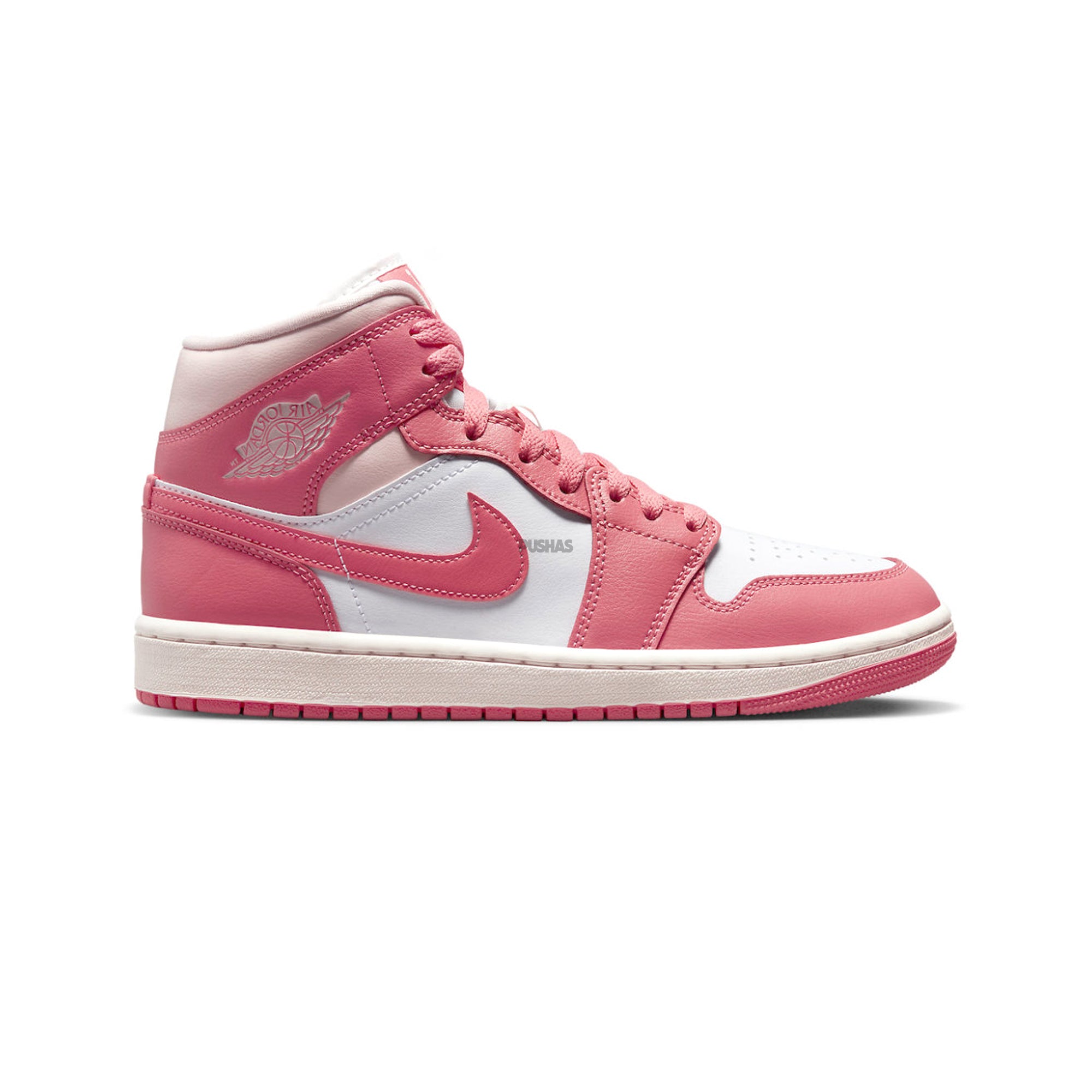 Air Jordan 1 Mid 'Strawberries and Cream' Women's Sneakers (2023) - Stylish Basketball Shoes for Casual Wear & Street Fashion