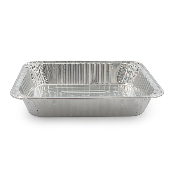 9x13 Heavy Duty Aluminum Foil Pans - 100 Count Bulk Pack - Commercial Grade Baking, Roasting & Food Storage - Perfect for Catering, Meal Prep & Party Serving