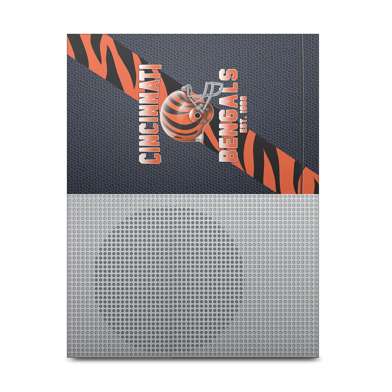 Head Case Designs Licenza Ufficiale NFL Cincinnati Bengals Team 1 Vinile Sticker Gaming Pelle Adesivo Compatibile con Xbox One S Console - Personalizza la Tua Console per Partite e Tornei