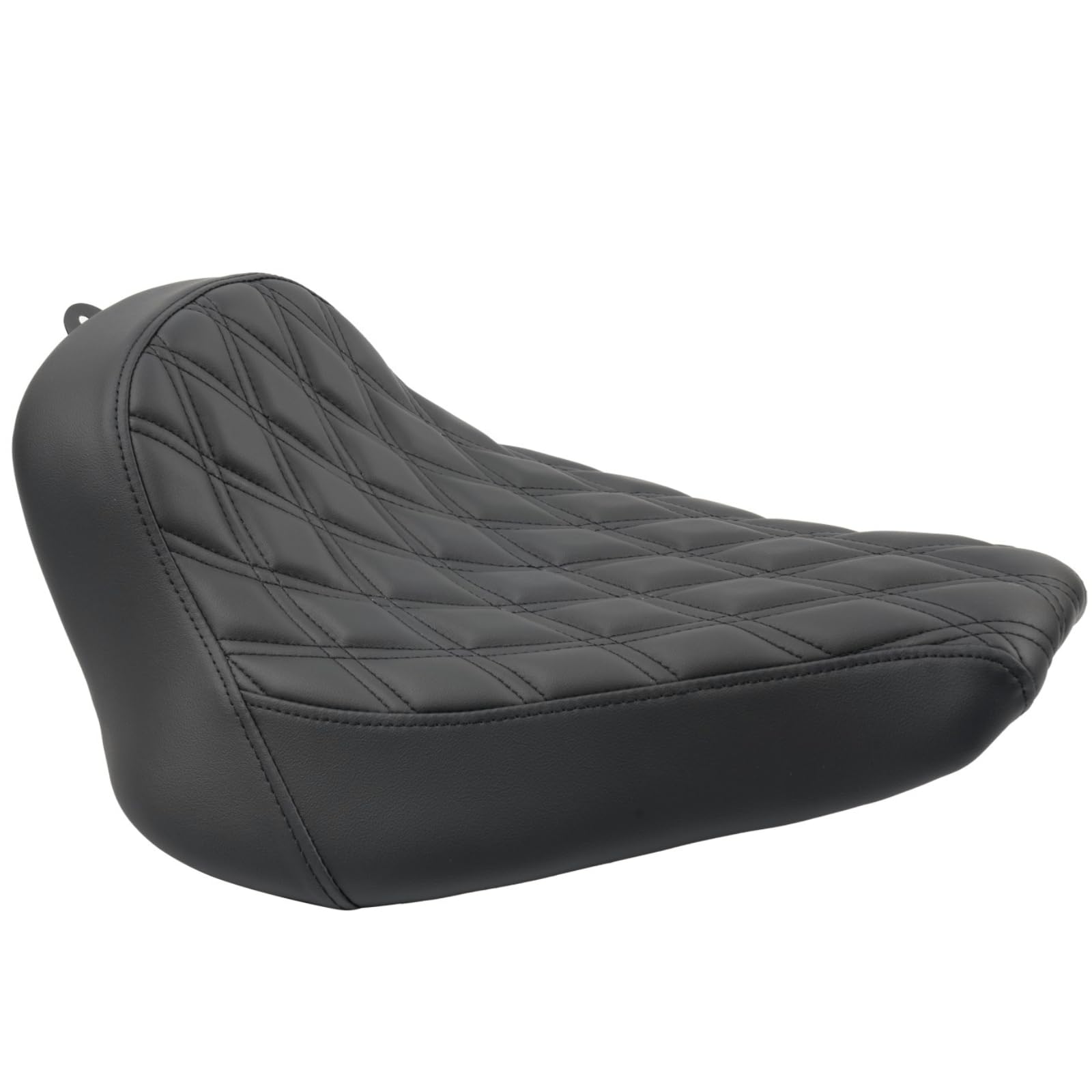 Premium Motorcycle Solo Seat Cushion for 2018+ Harley Softail Breakout & Fatboy Low Rider - Comfortable Cruiser Driver Seat Replacement - Fits Hoprousa Short Rear Fender - Ideal for Long Rides & Custom Bike Builds