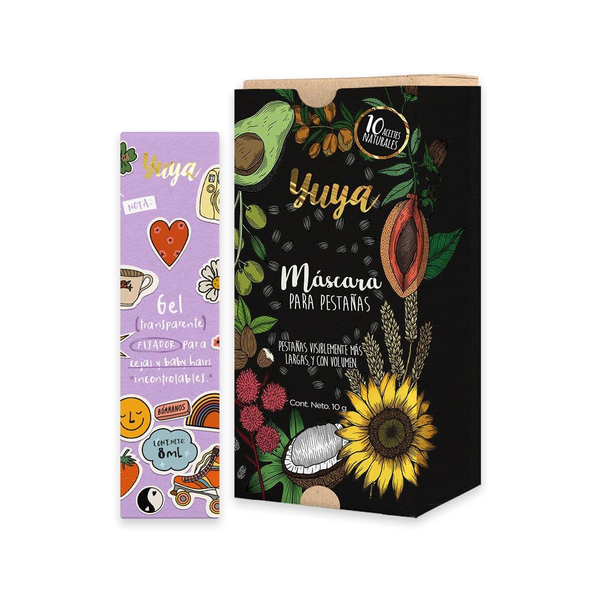 10-in-1 Oil-Infused Mascara & Eyebrow Gel Set - Volumizing, Lengthening & Defining for Natural Lashes & Brows - Perfect for Everyday Makeup, Date Night & Special Occasions