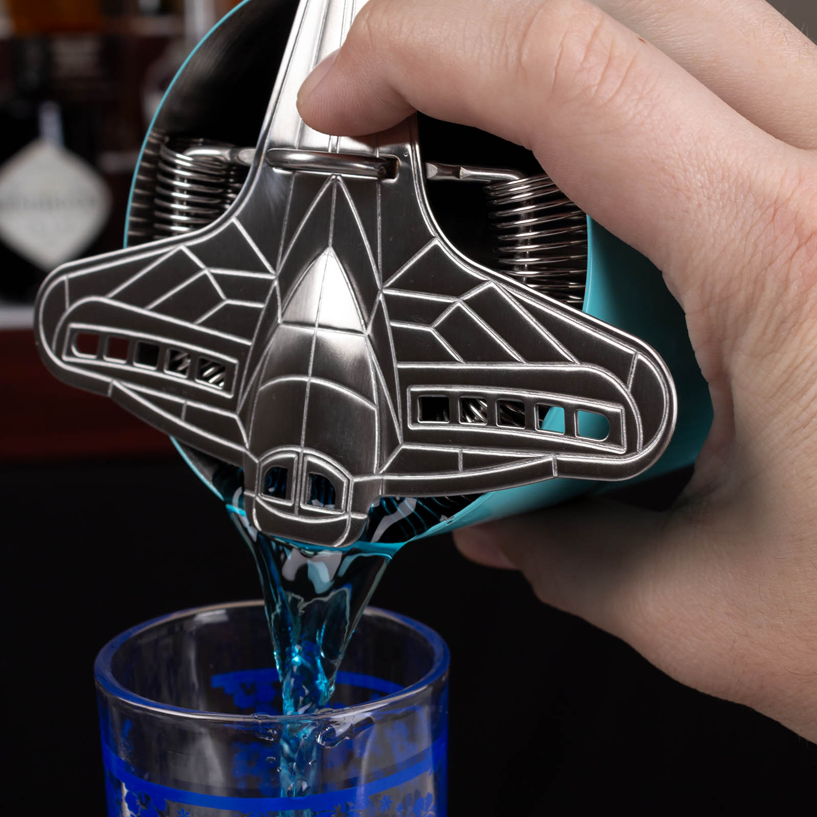 BarConic® Premium Stainless Steel Cocktail Strainer - Professional Bar Tool for Mixing Martinis, Cocktails & Mocktails | Perfect for Home Bars & Commercial Use