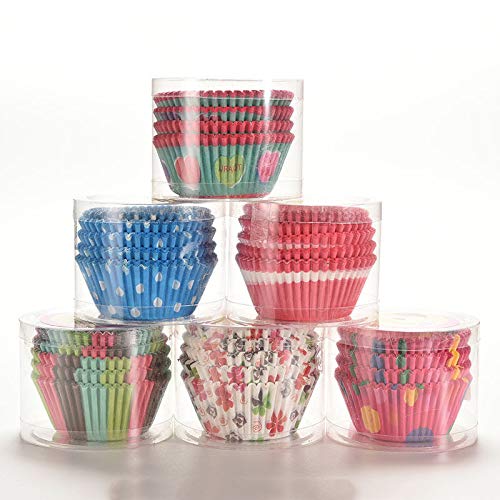 Colorful 100-Piece Paper Muffin & Cupcake Liners - Eco-Friendly Baking Cups for Parties, Weddings, and Home Baking | Disposable Muffin Wrappers for Perfect Portion Control
