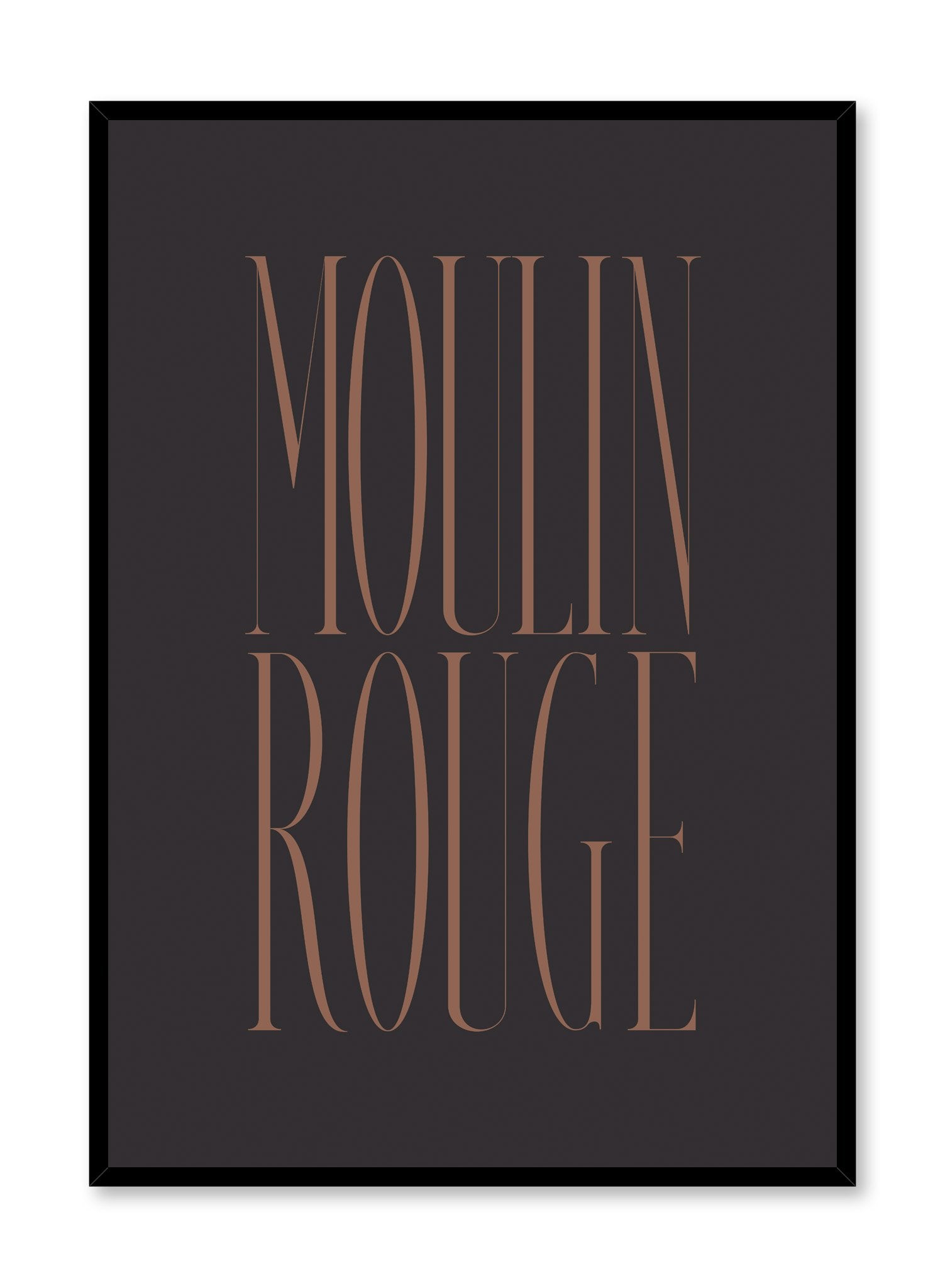 Vintage Moulin Rouge Poster - Classic French Cabaret Wall Art Decor for Home, Office & Theater | Perfect for Movie Lovers & Paris-Themed Rooms