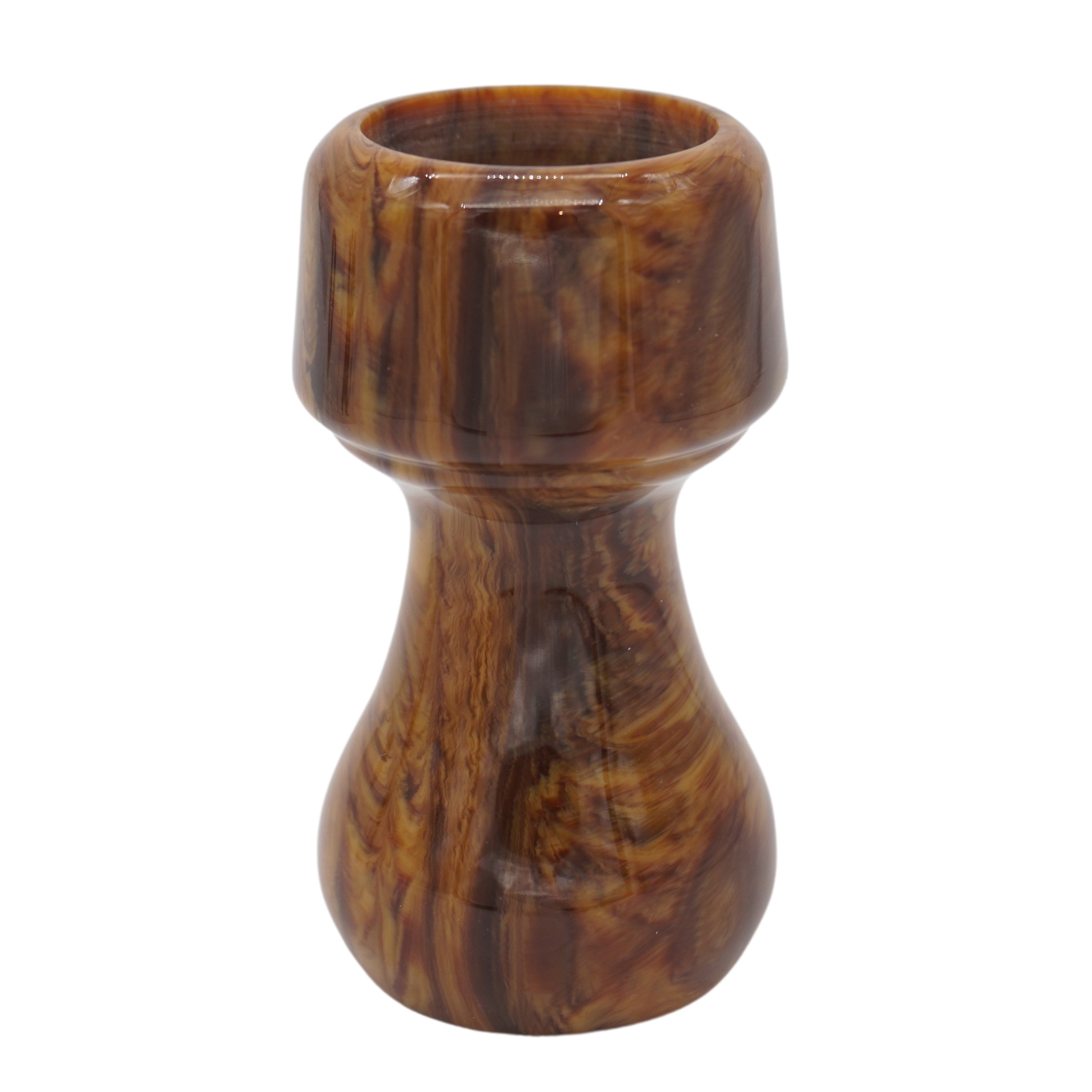 Premium Briar Wood Handcrafted Shaving Brush Handle - Fits 24mm & 26mm Knots - Luxury Wet Shaving & Grooming Essential for Men's Beard Care Routine