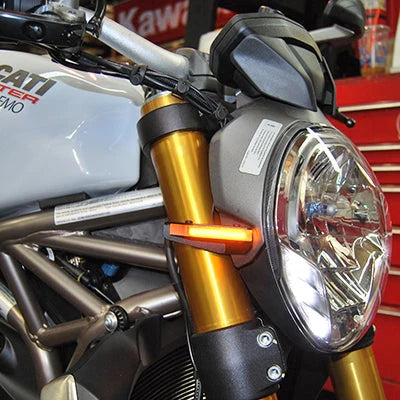 Ducati Monster 696 Front Turn Signals (2008-2014) - LED Motorcycle Indicators for Enhanced Visibility & Safety - Perfect for Night Riding & Urban Commuting