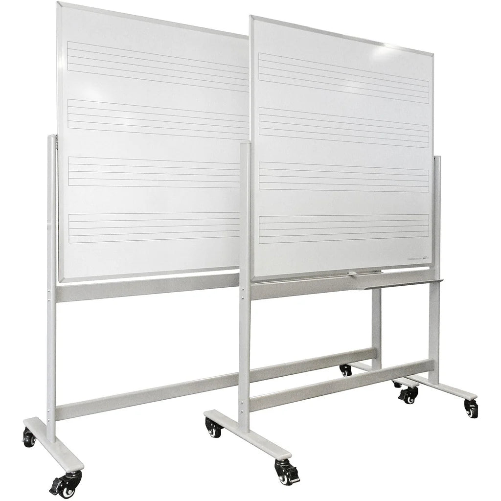 Mobile Music Whiteboard - Portable Dry Erase Board for Kids & Teachers - Perfect for Classrooms, Music Lessons & Home Learning