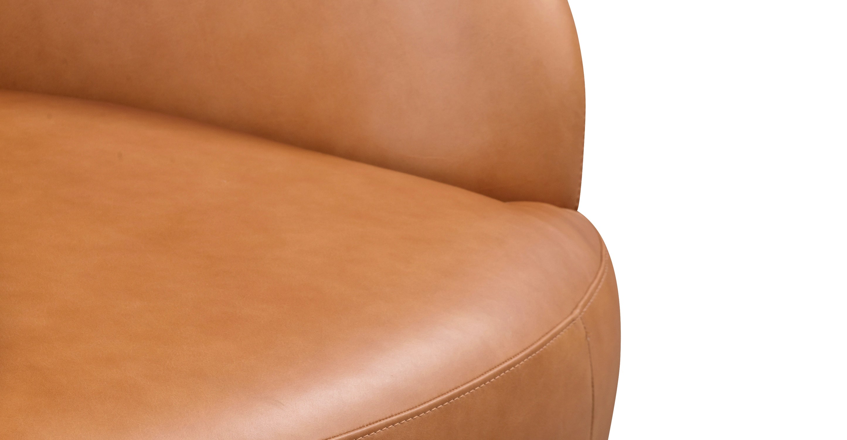 Premium Alma Leather Swivel Chair - 360° Rotating Office Chair with Adjustable Height - Perfect for Home Office, Conference Rooms & Executive Workspaces