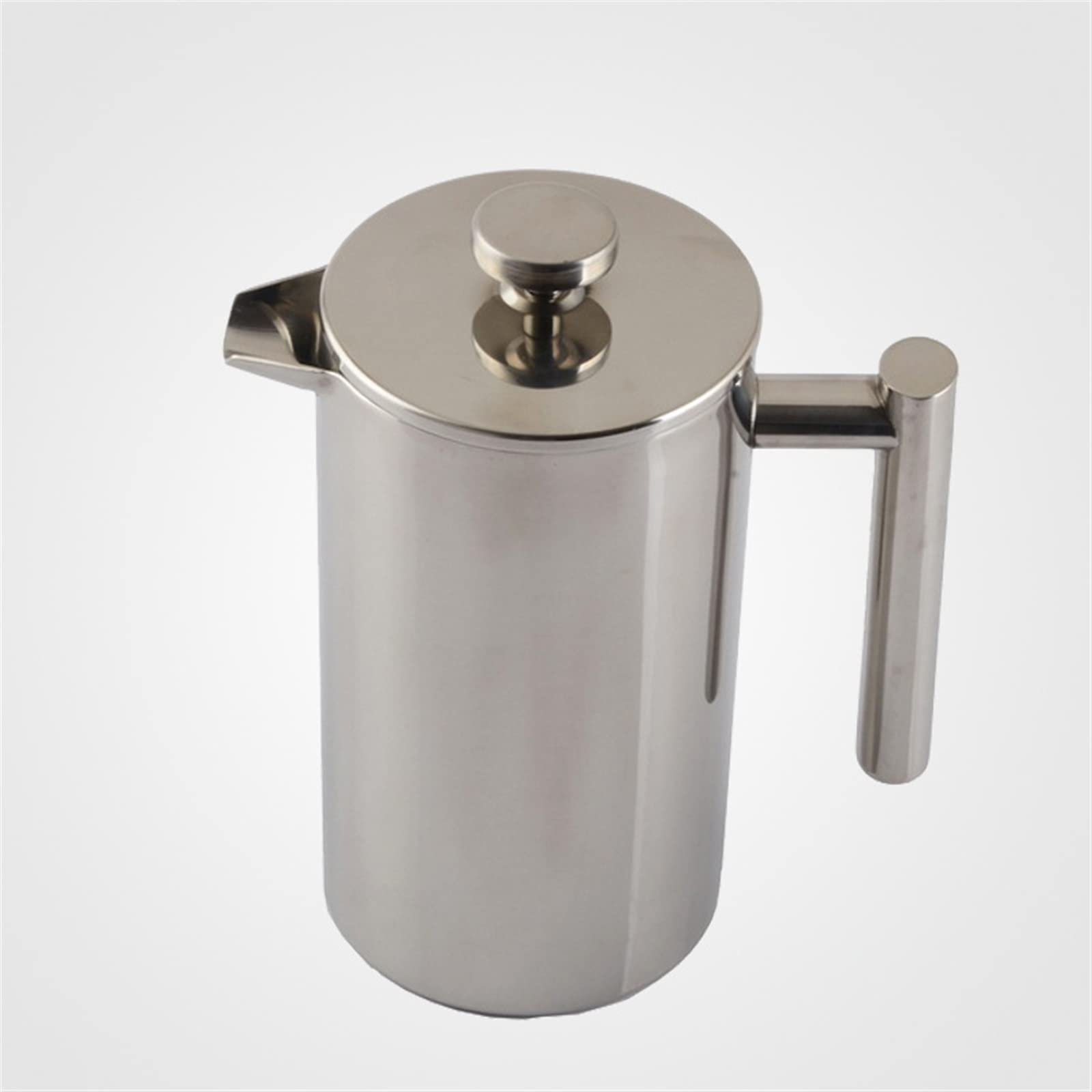 Premium Stainless Steel French Press Coffee Maker - 1000ml Double Wall Insulated Coffee & Tea Brewer - Easy Clean & Press Design for Strong, Rich Flavor - Perfect for Home, Office, Camping & Gifts