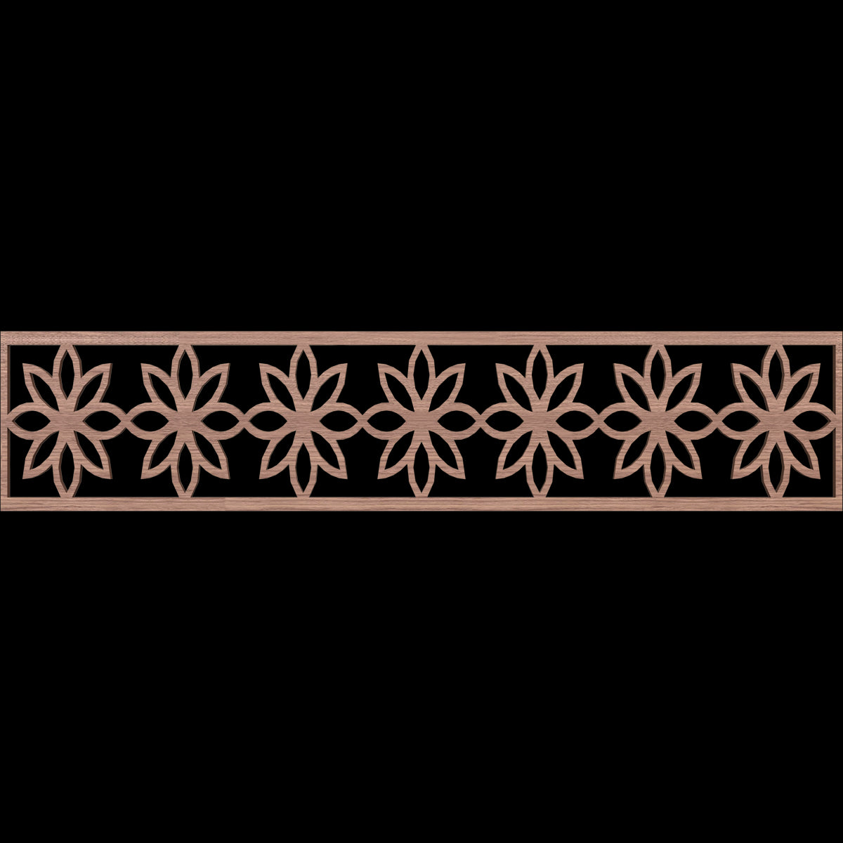 Daisy Fretwork Moulding - Decorative Wood Trim for Home Decor, DIY Crafts, and Furniture Accents | Perfect for Wall Paneling, Cabinet Doors, and Picture Frames