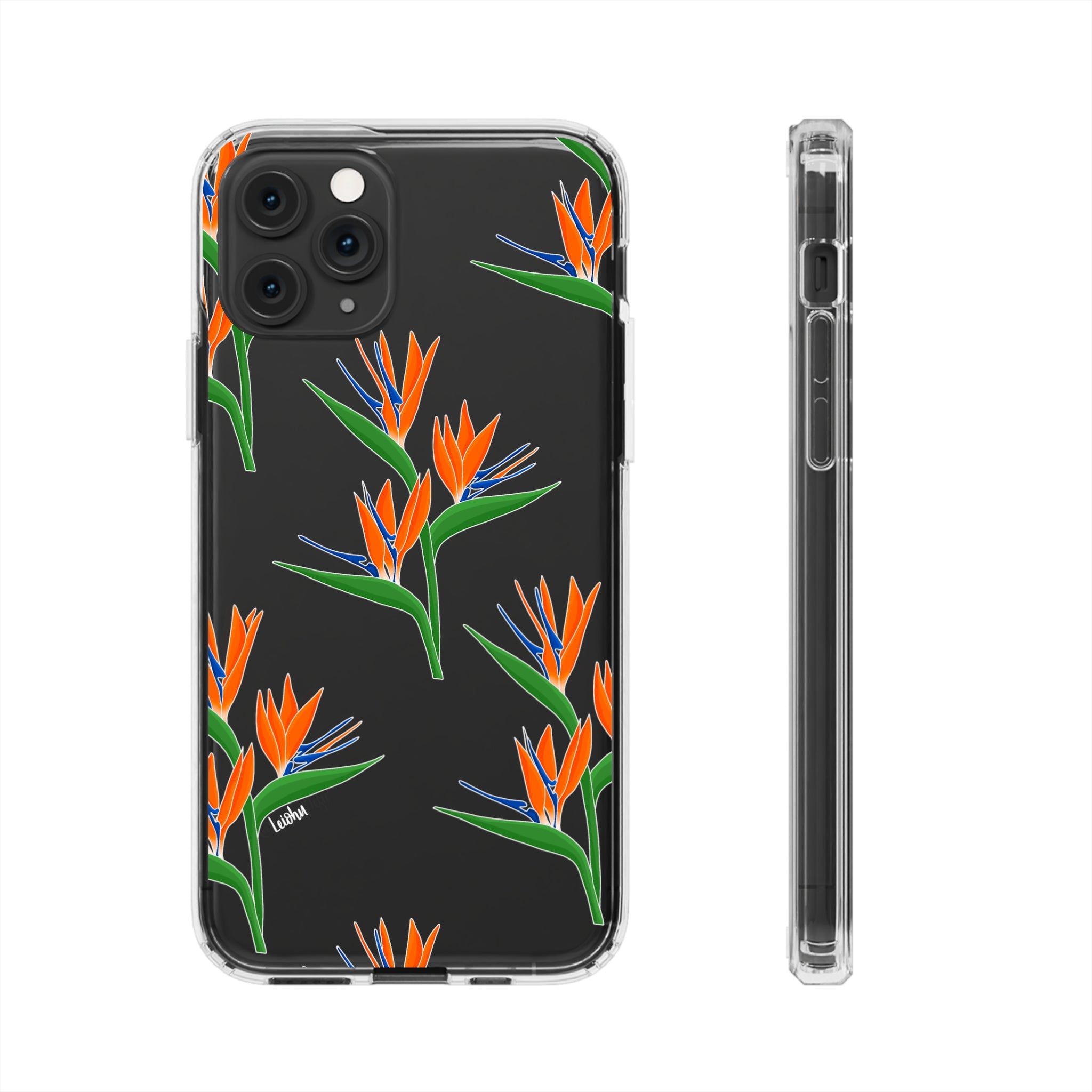 Bird of Paradise Clear Phone Case - Durable Protective Cover for iPhone & Samsung - Perfect for Nature Lovers & Tropical Style