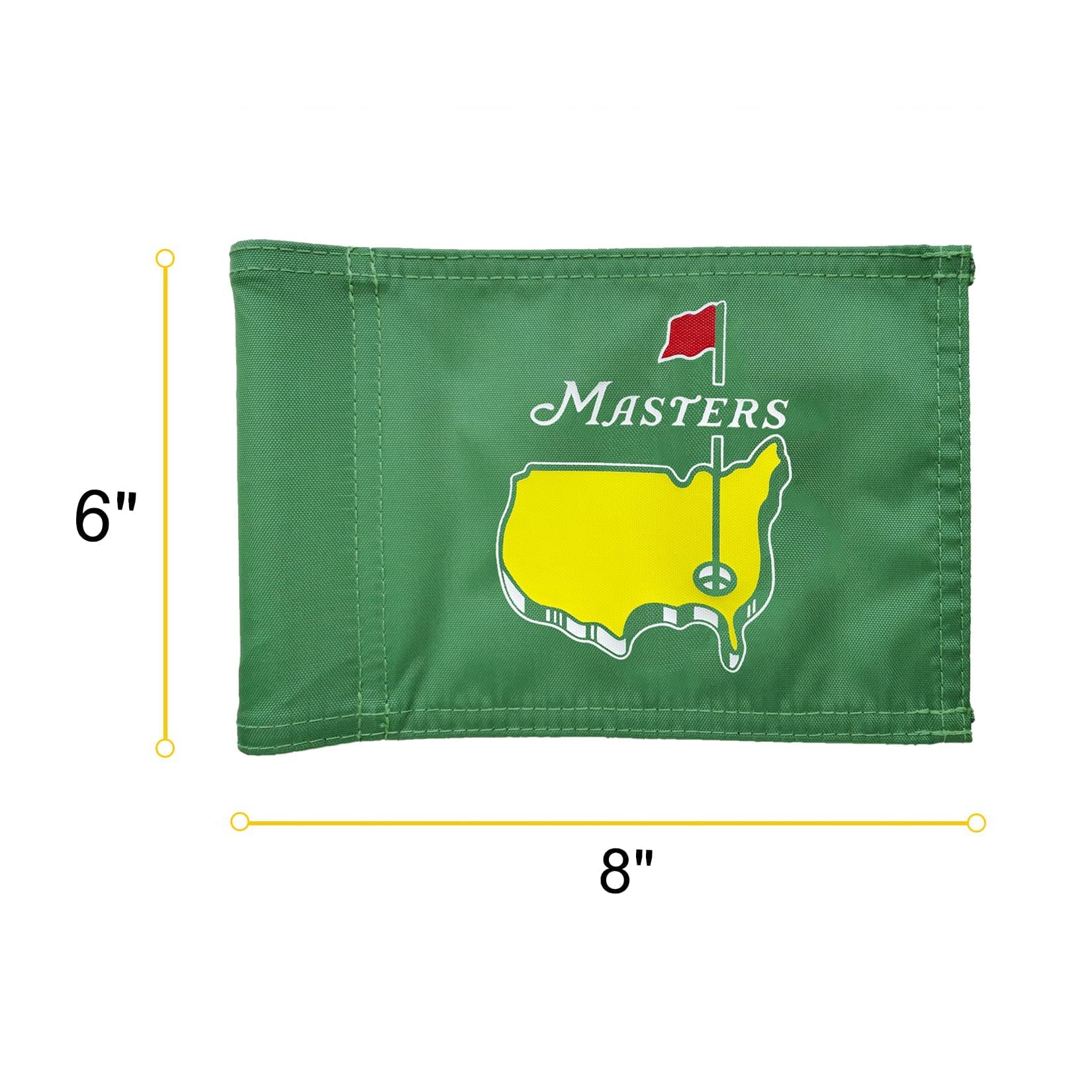 PGA Regulation Golf Flag Mini - Double-Sided Augusta National Flags with Durable 420D Nylon & Double-Sewn Design - 8