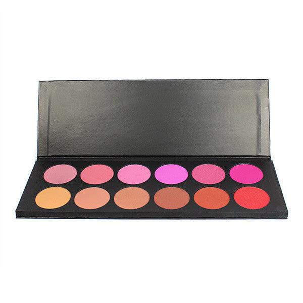 La Femme Blush Palette - 6 Professional Powder Blushes for Cheeks & Contouring | Natural Flush Makeup Kit for Day & Night Looks | Cruelty-Free & Vegan