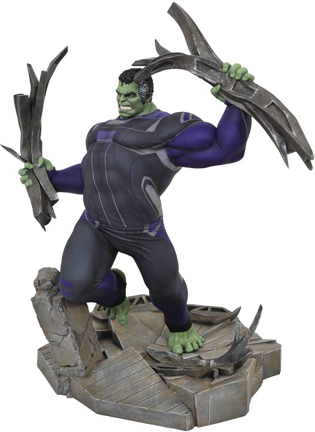 Marvel Avengers Endgame Tracksuit Hulk PVC Action Figure - Diamond Select Toys Collectible for Marvel Fans & Home Decor