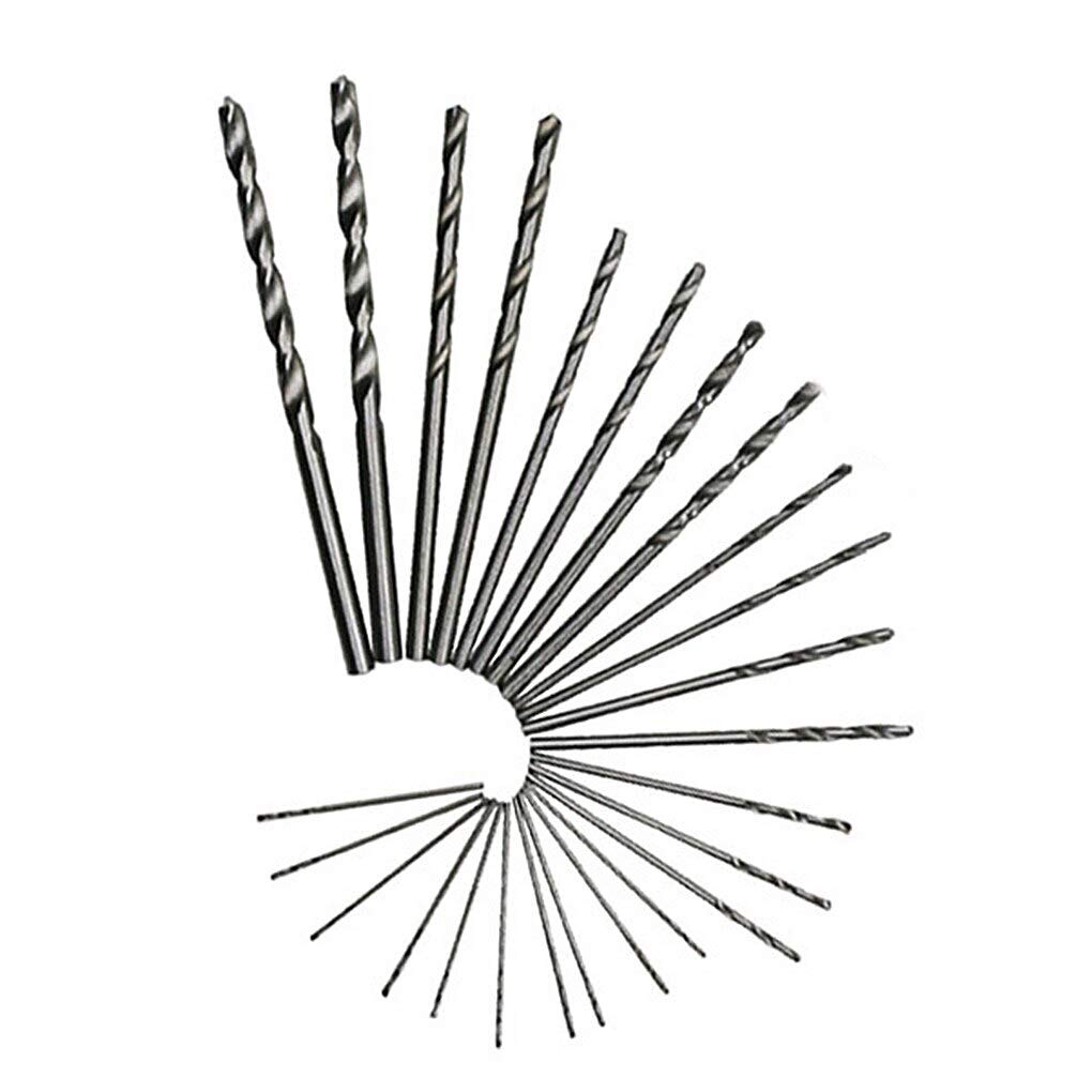 10/25pcs High Speed Steel Mini Drill Bit Set - Twist Drill Bits for Woodworking, Metal & Plastic - Precision Micro Drill Kit for DIY Crafts, Jewelry Making & Home Repair (Color: NO.2)