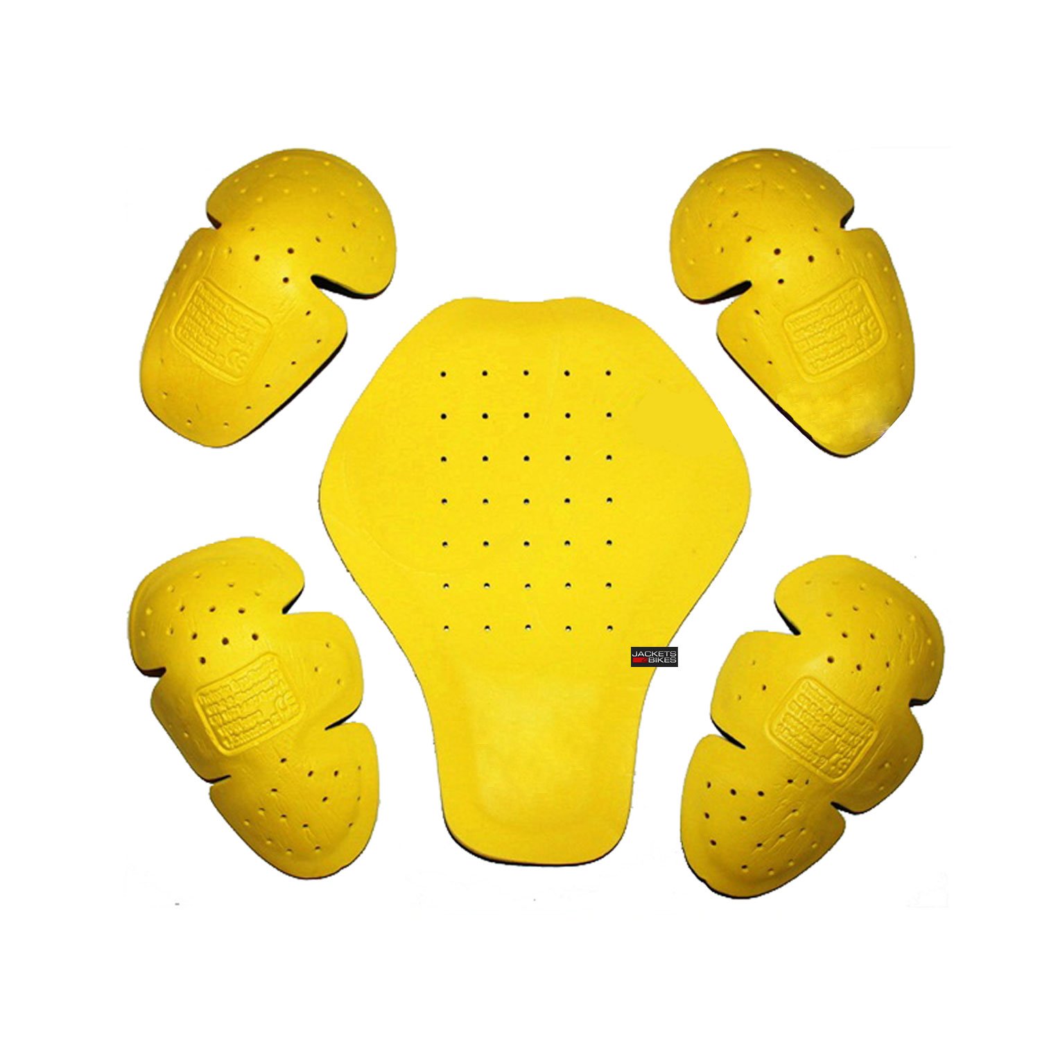 5-Piece Triple Density CE Removable Armor Set for Motorcycle Jackets - Universal Fit for Street Bikers - Impact Protection for Riding Safety (Ideal for Commuting, Touring & Urban Motorcycle Adventures)