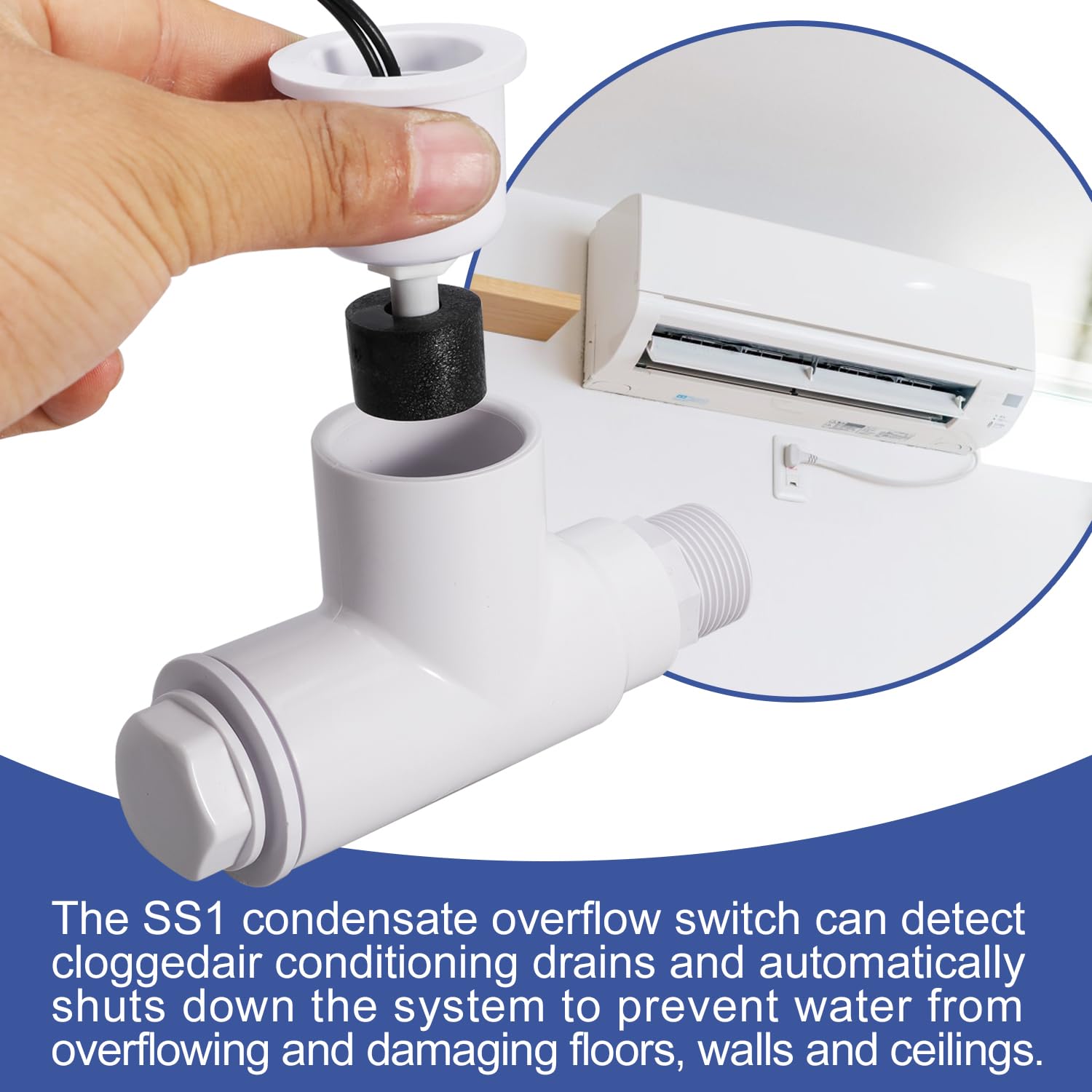10PCS SS1 Float Switch with 3/4