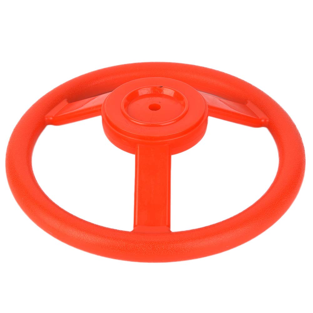 Voluxe Durable Outdoor Steering Wheel Toy for Kids - Smooth Swinging Playground Accessory - Perfect for Backyard Swing Sets, Parks & Play Areas (Blue)