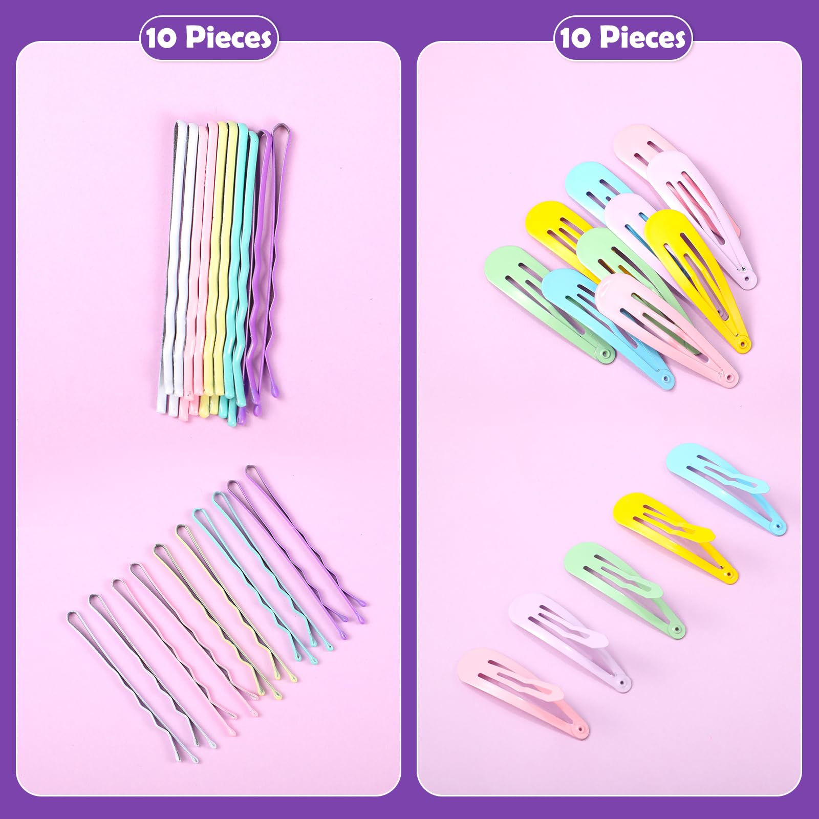 24 Colors 2300 Pcs Mini Rubber Bands for Hair - Elastic Hair Ties for Baby Girls & Kids with 5 Styling Tools & 20 Hair Clips | Perfect for Braids, Ponytails & DIY Hairstyles