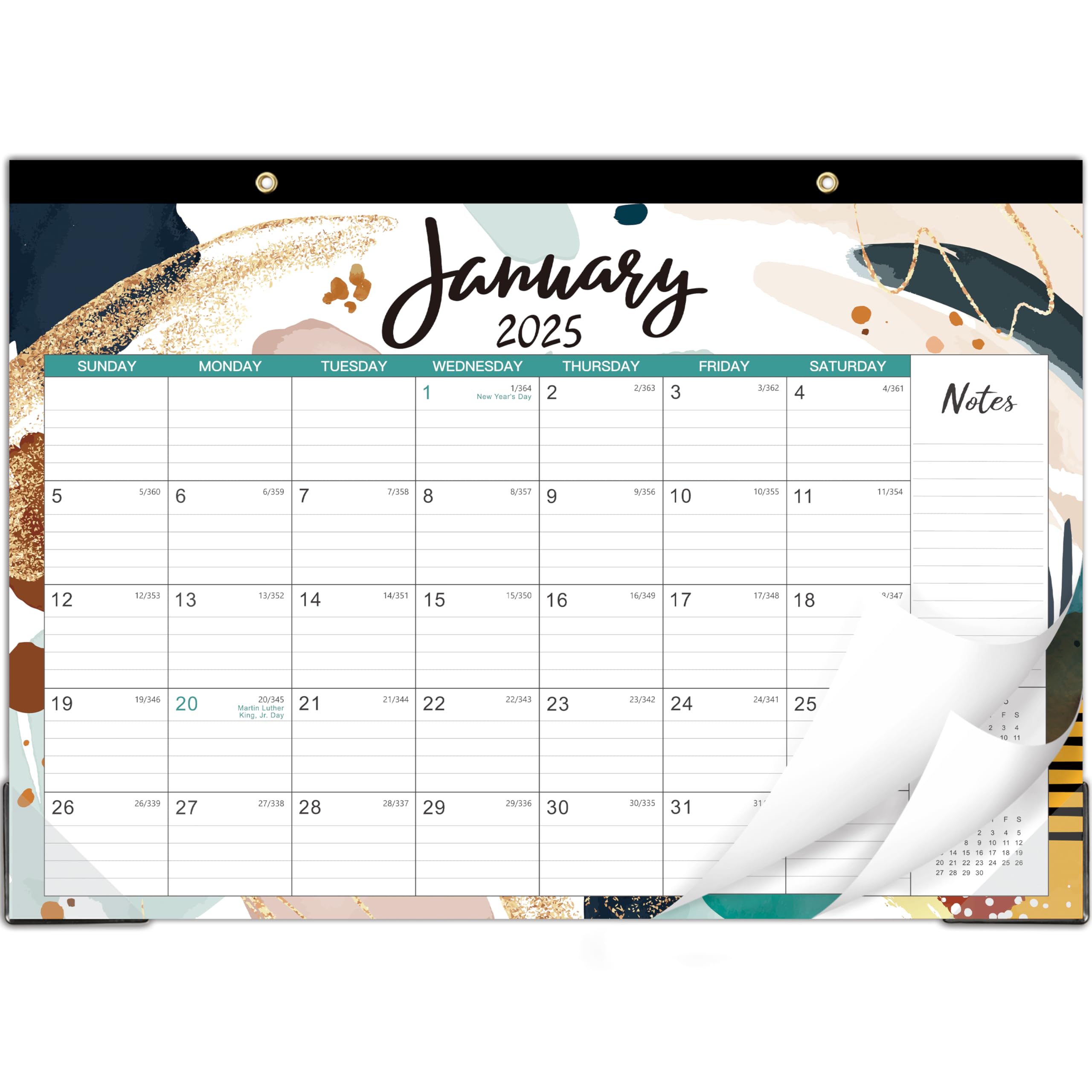 2025 Large Desk Calendar - 17