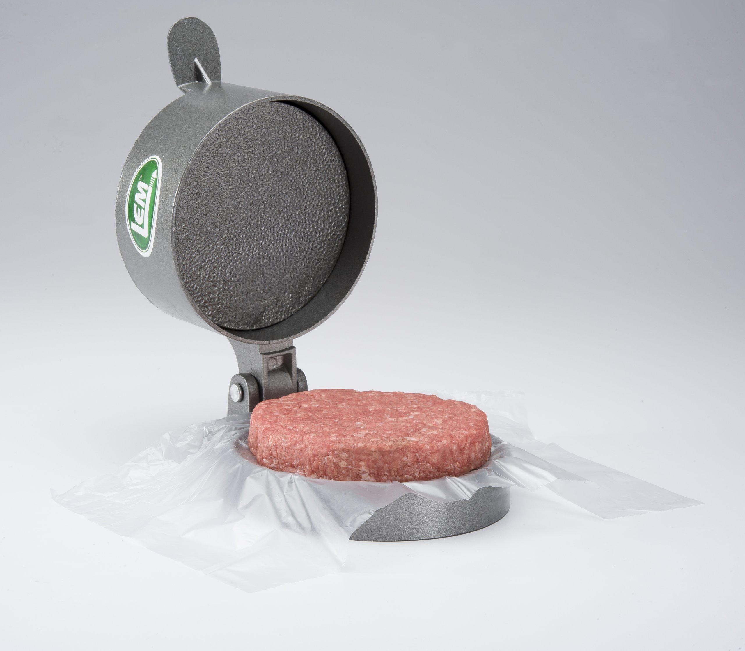 LEM Products Heavy-Duty Aluminum Adjustable Burger Press - Non-Stick Patty Maker for Perfect Homemade Burgers, BBQ, and Restaurant-Style Patties