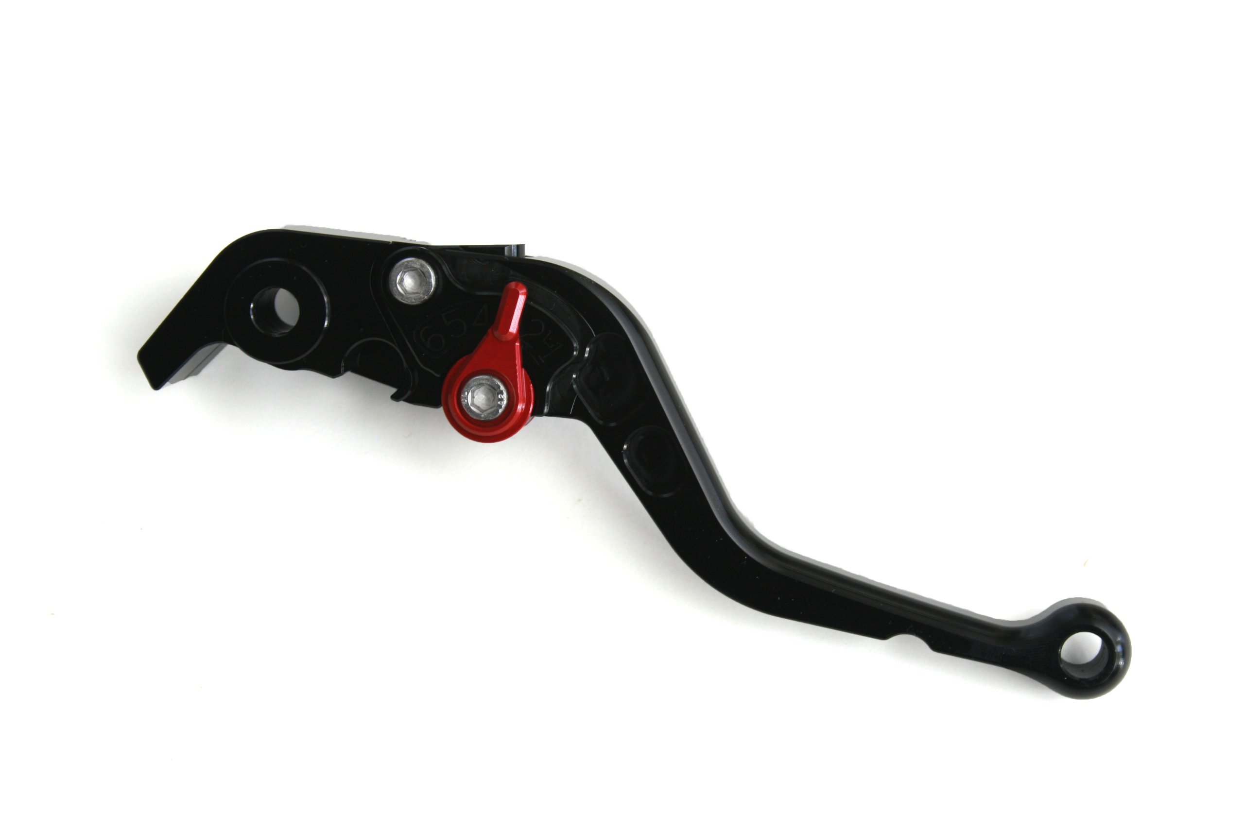 Triumph Daytona 675R Adjustable Brake & Clutch Levers Set - Black with Red Switch (Fits 2011-2012 Models) | Motorcycle Upgrade for Better Control & Comfort | Perfect for Track Days & Street Riding