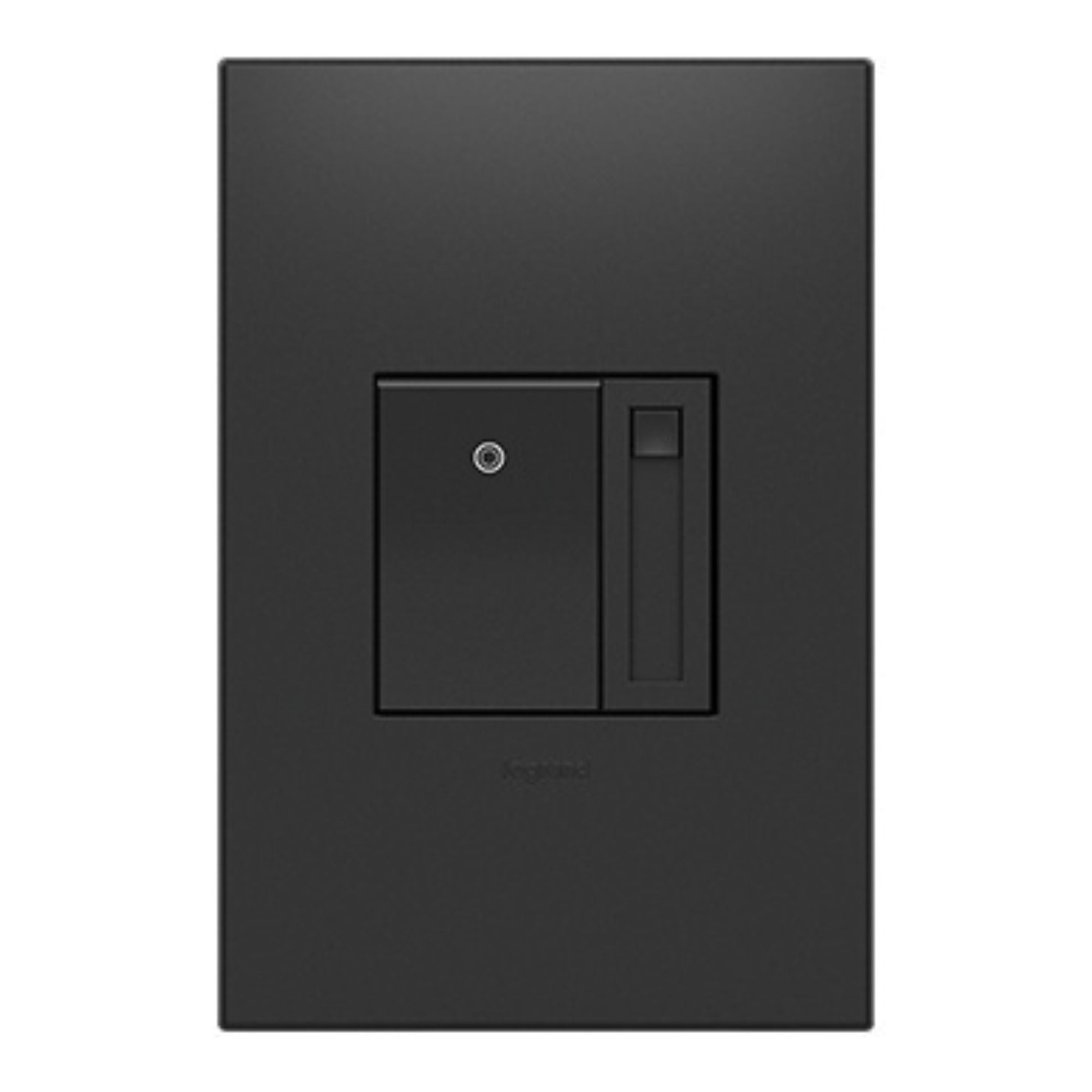 Adorne 0-10V Fluorescent/LED Paddle Dimmer Switch - Single Pole/3-Way, Graphite Finish for Home & Office Lighting Control