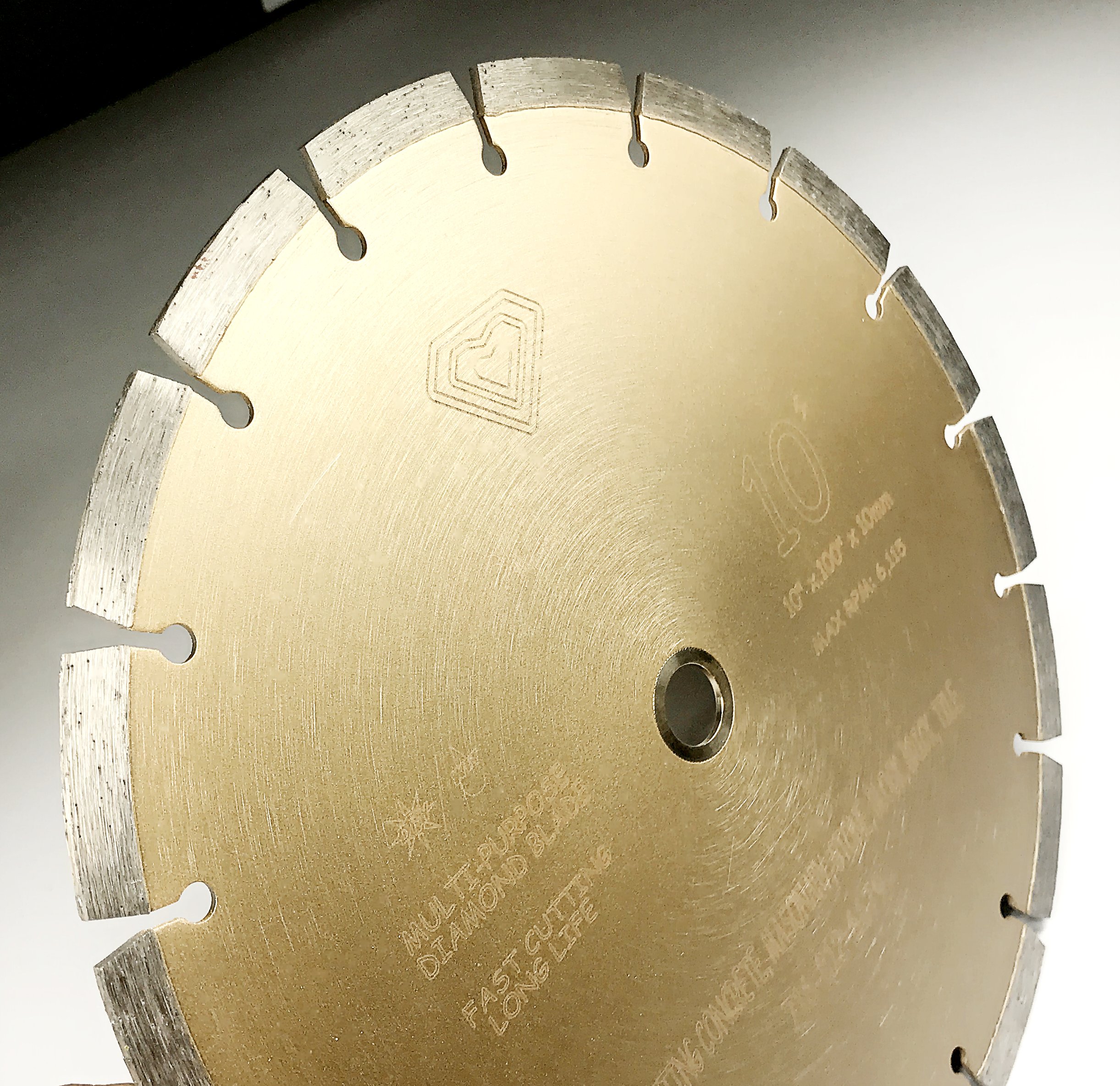 (10 Pack) ALSKAR 10 Inch Diamond Saw Blades - Wet/Dry Cutting for Concrete, Stone, Brick & Masonry | High Speed Segmented Design | Perfect for Construction, Renovation & DIY Projects (10