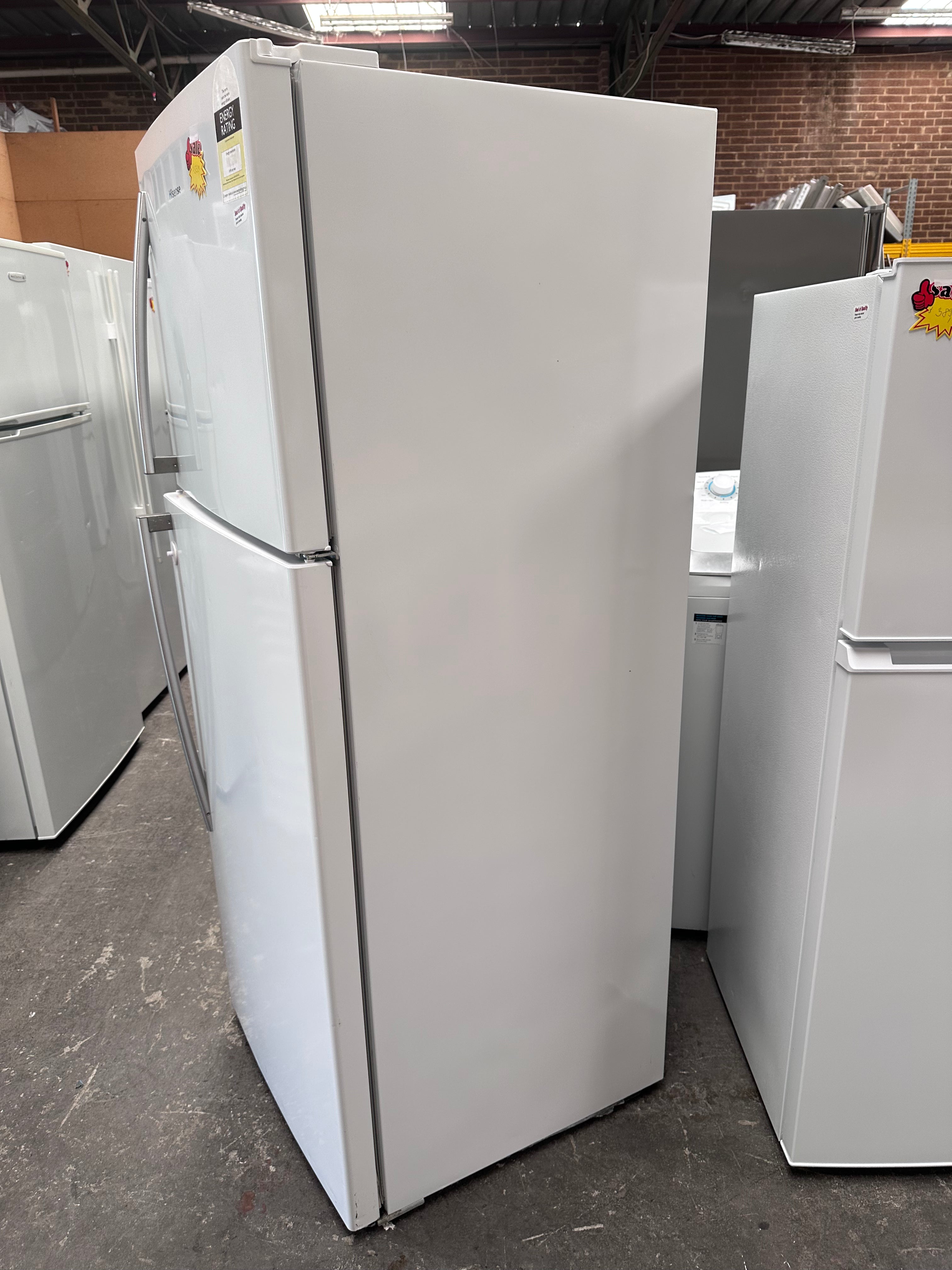 Hisense 436L Top Mount Refrigerator - Energy Efficient, Spacious Design | Perfect for Kitchens, Offices & Small Businesses [Certified Refurbished]