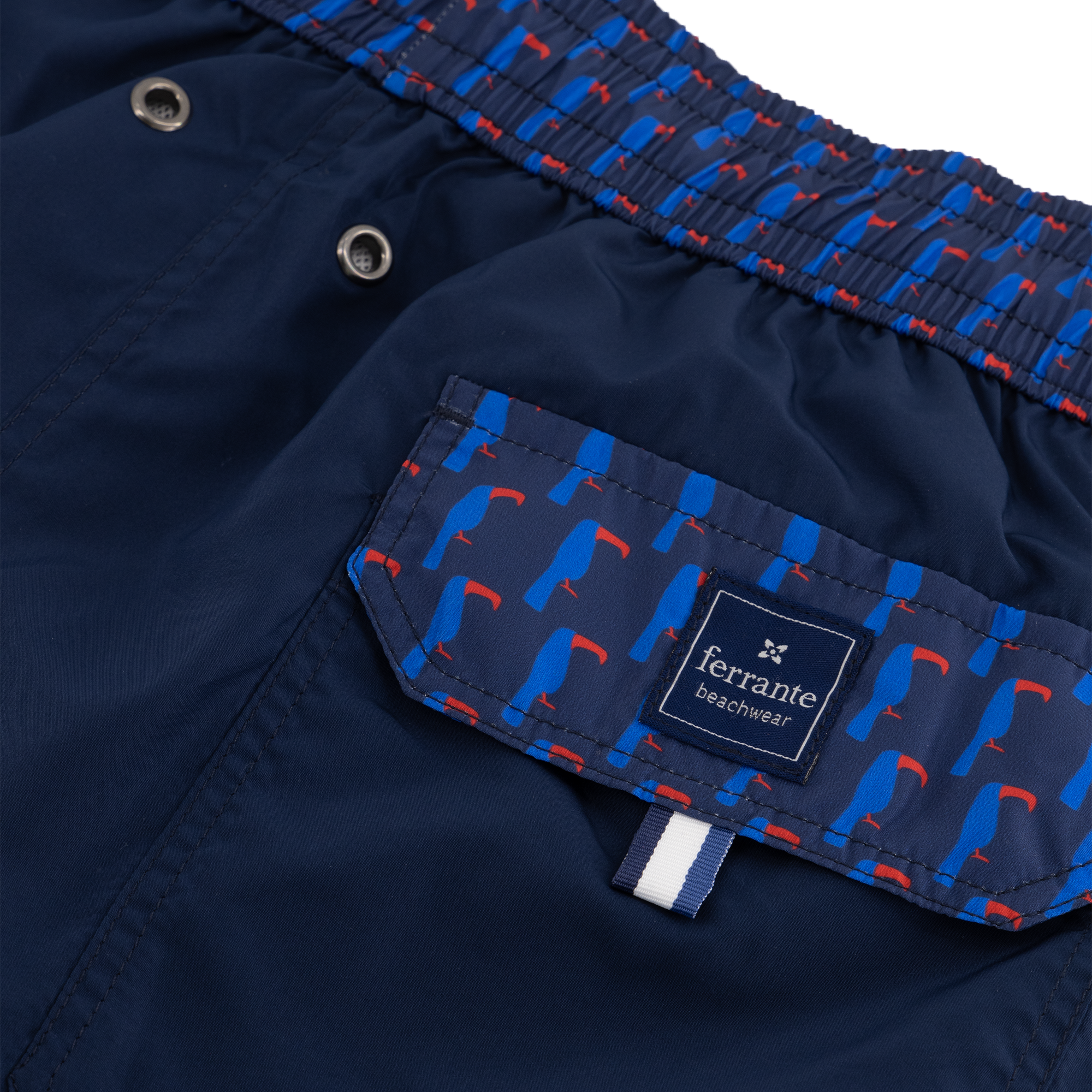 Ferrante Men's Quick-Dry Swim Shorts - Comfortable & Stylish Blue Swimming Trunks for Beach, Pool & Vacation
