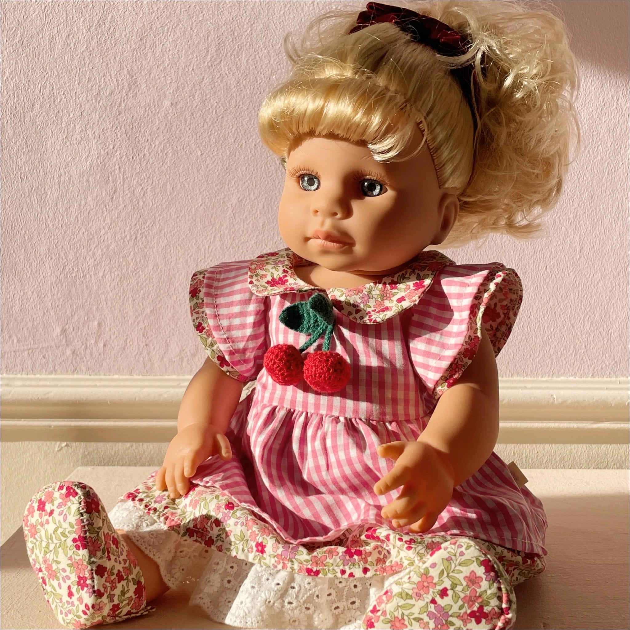 KONGES SLØJD Gerd The Doll - Premium Scandinavian Wooden Doll for Kids | Perfect for Imaginative Play, Nursery Decor & Gift Giving