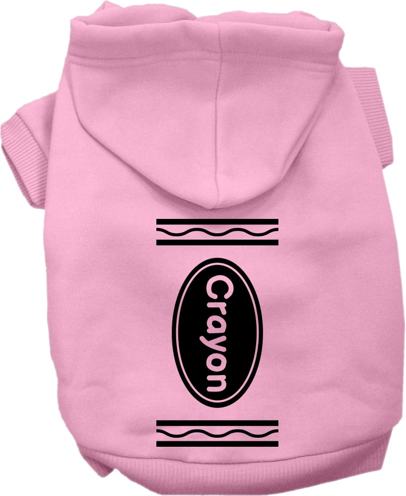 Colorful Crayon Costume Screen Print Hoodie for Kids - Fun Dress-Up & Halloween Costume Idea