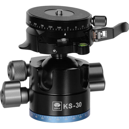 SIRUI KS 30 Friction Adjustable Low Gravity Ball Head for DSLR Camera - Perfect for Landscape, Wildlife & Travel Photography