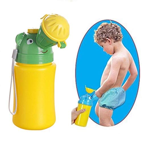 Portable Travel Potty for Toddlers - Emergency Toilet for Boys, Kids Camping & Car Trips, Pee Training Urinal - Perfect for Outdoor Adventures & Road Trips