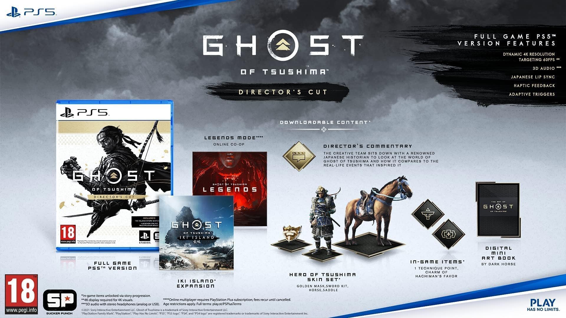 Ghost of Tsushima Director's Cut - PlayStation 5 Game | Action-Adventure Samurai Game | Perfect for PS5 Gamers & Japanese Culture Enthusiasts | Immersive Open-World Experience for Solo Players