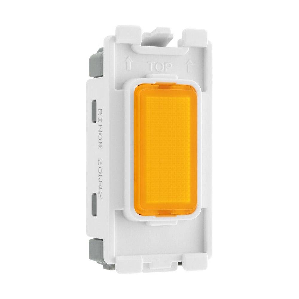 BG Orange Indicator Module RINOR - High Visibility Safety Light for Industrial Equipment & Machinery | Perfect for Construction Sites, Warehouses, and Heavy Machinery Warning Systems