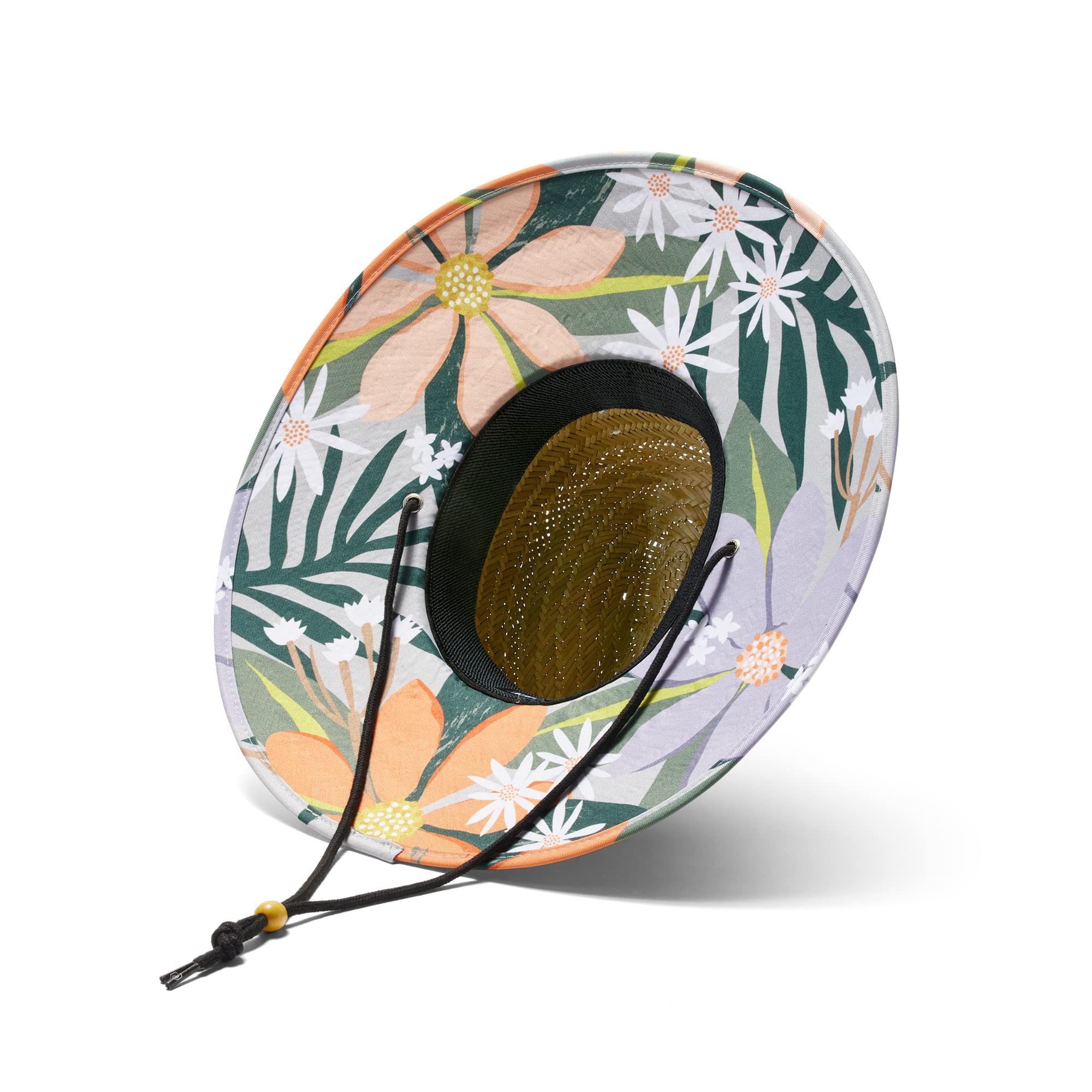 Hemlock Hat Co. - Printed Bottom Lifeguard Hats for Men & Women - Adjustable Cotton Baseball Cap for Beach, Pool & Outdoor Activities