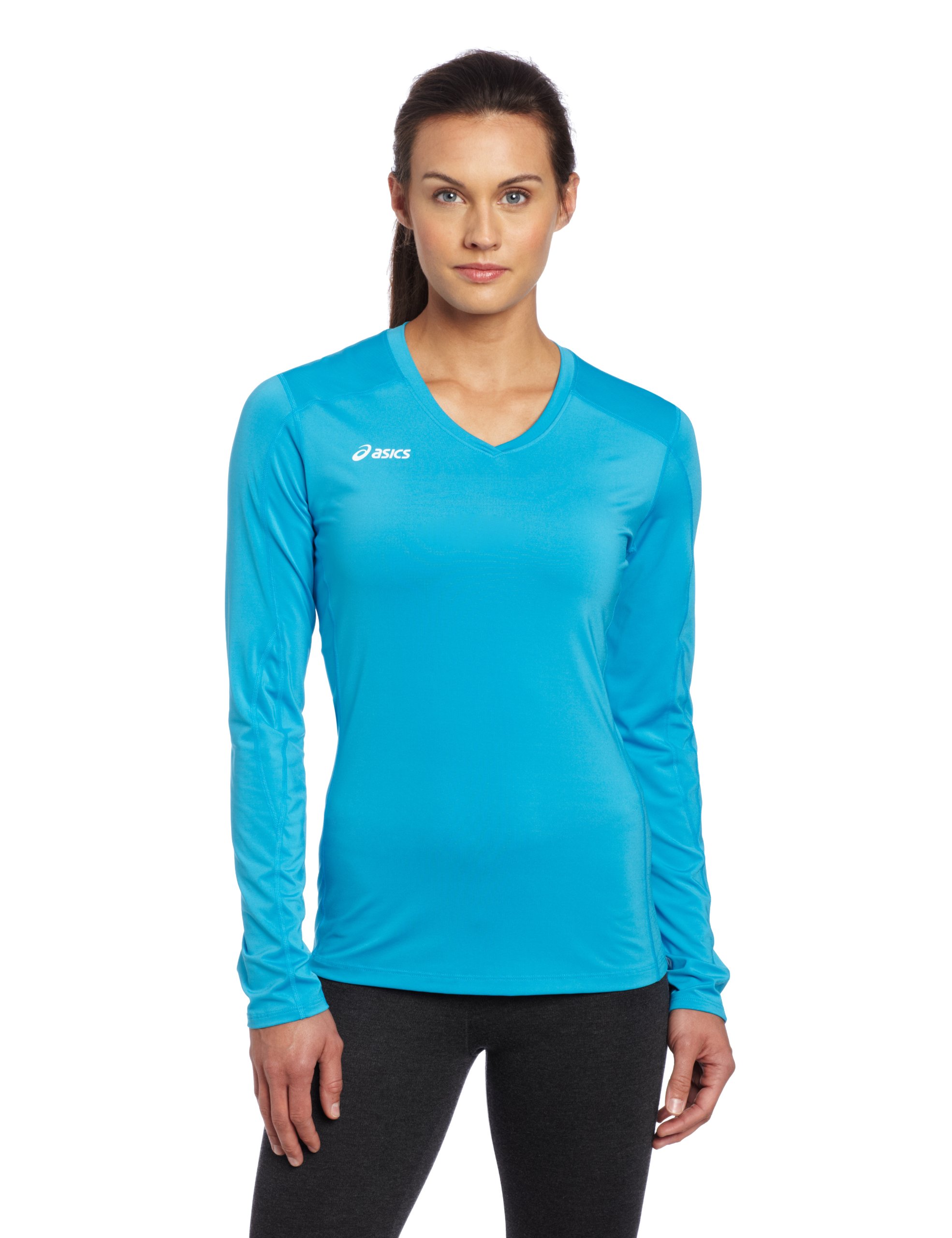 ASICS Women's Roll Shot Jersey Volleyball Top - Breathable Performance Shirt for Volleyball Players - Perfect for Training, Matches & Team Sports