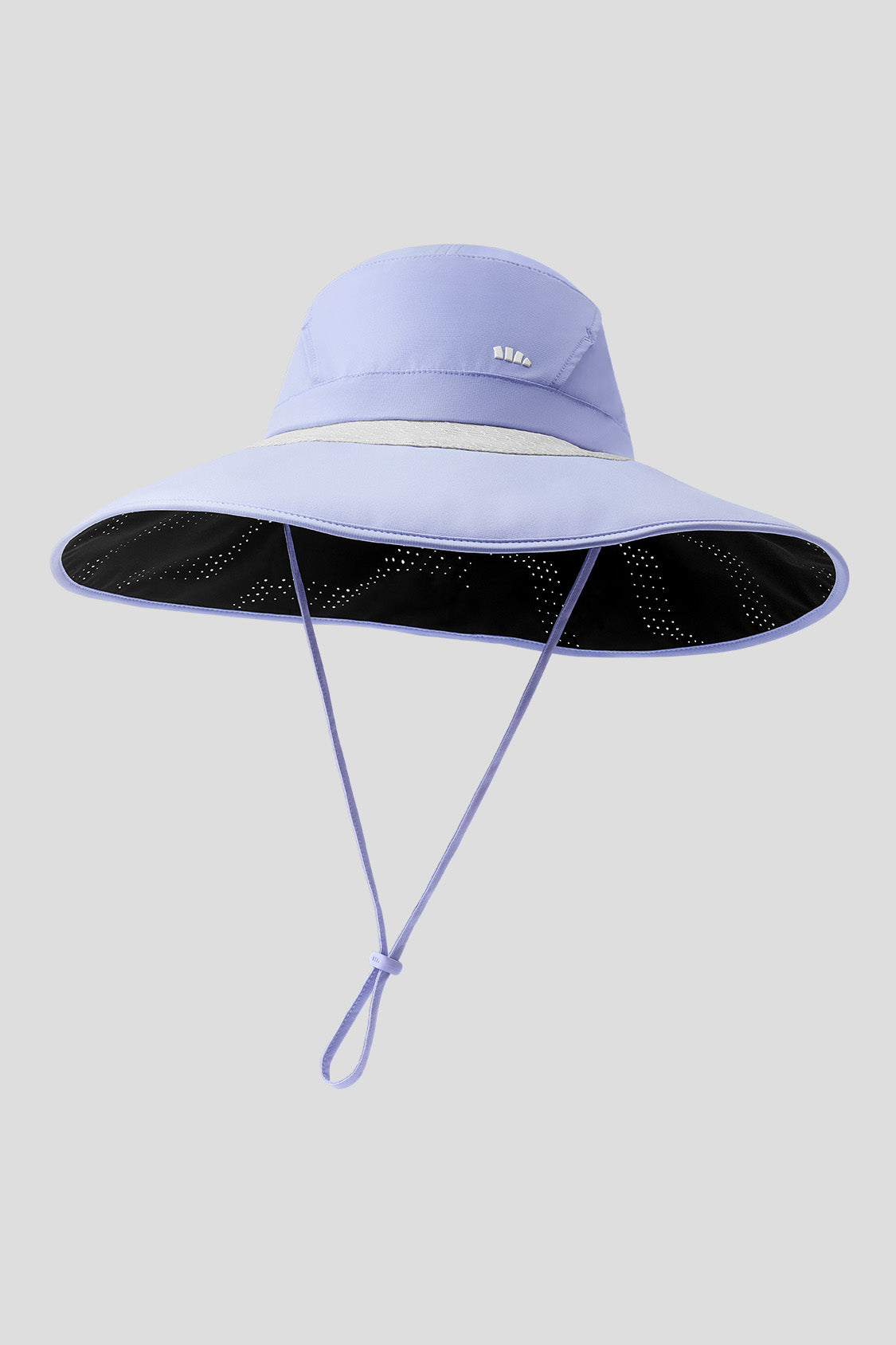 Halo Women's Hydrogen Silver Black UPF 2000+ Sun Hat - Wide Brim UV Protection for Beach, Hiking & Outdoor Activities