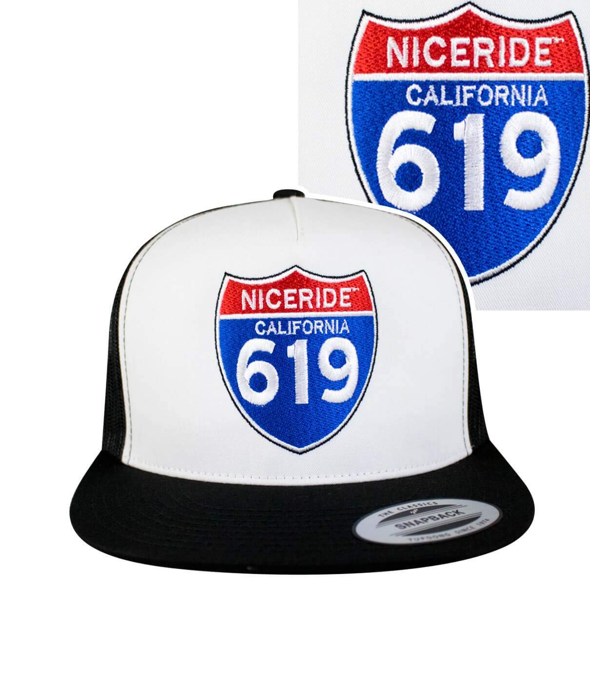 Interstate 619 Trucker Classic Snapback Baseball Cap - Adjustable Mesh Back Hat for Men & Women - Perfect for Truck Driving, Outdoor Activities & Casual Wear