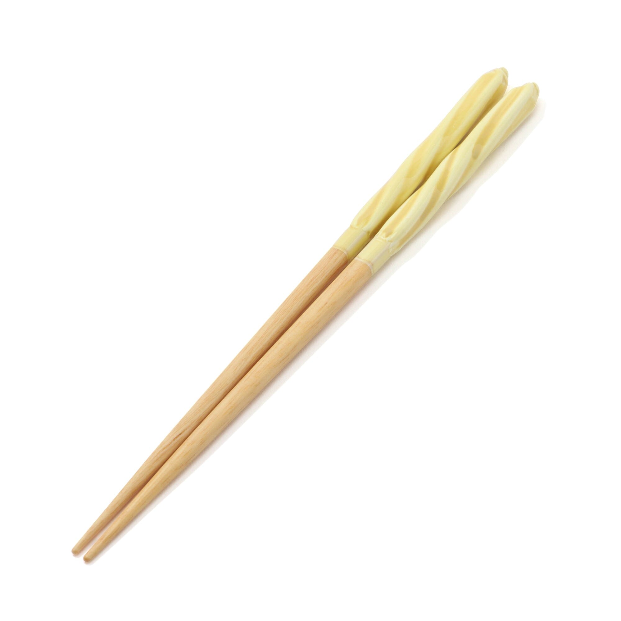 Stainless Steel Dishwasher Safe Chopsticks - Candy Yellow Color for Asian Cuisine, Sushi, Ramen & Home Dining