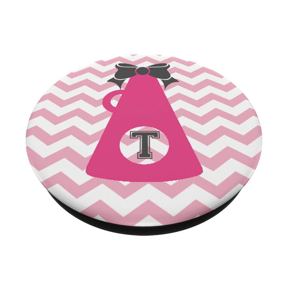 Personalized Cheer Monogram T-Shirt - Custom First or Last Initial Design for Cheerleading, Sports, and Team Spirit Events