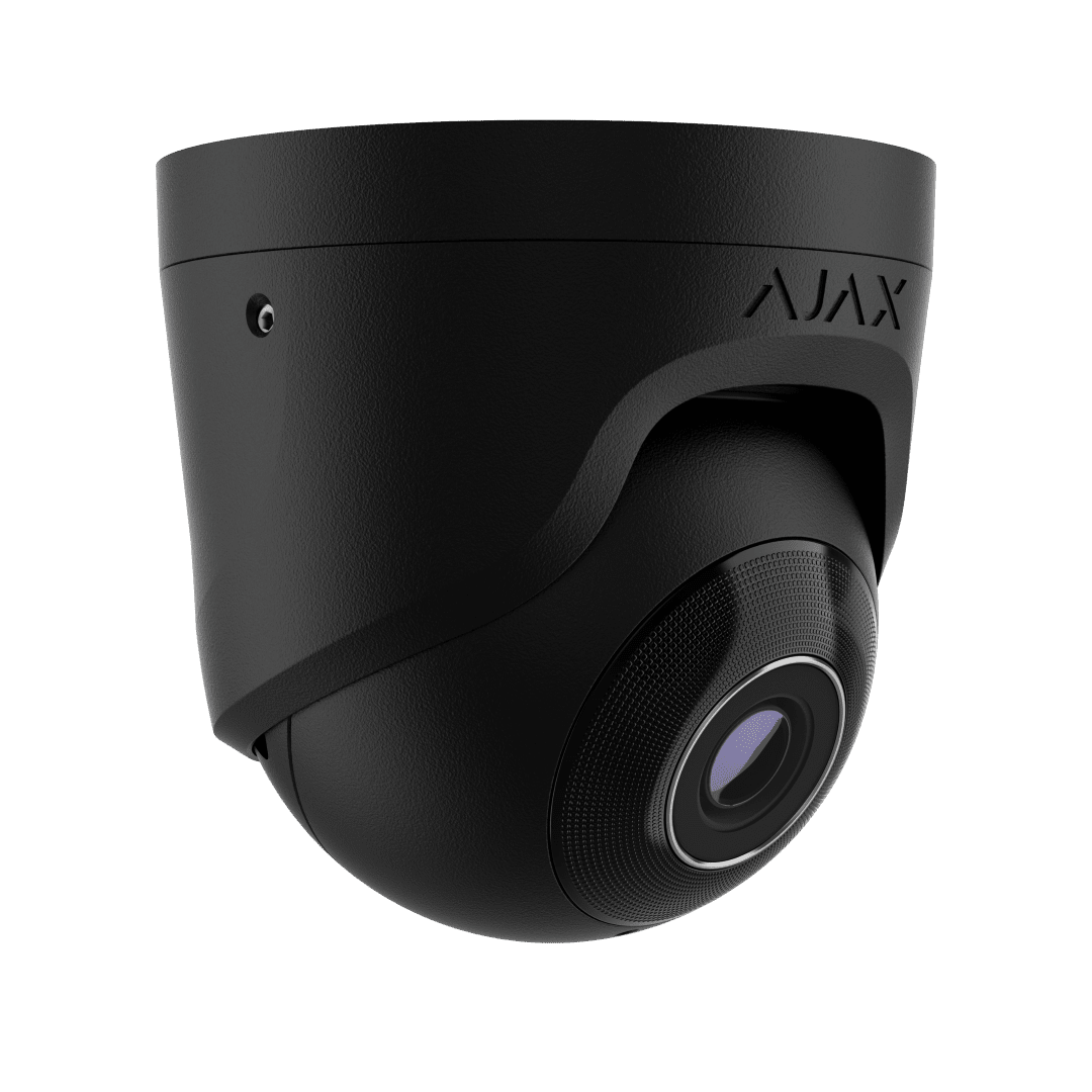 5MP TurretCam Black IP Security Camera - Indoor/Outdoor Surveillance for Home & Business Protection