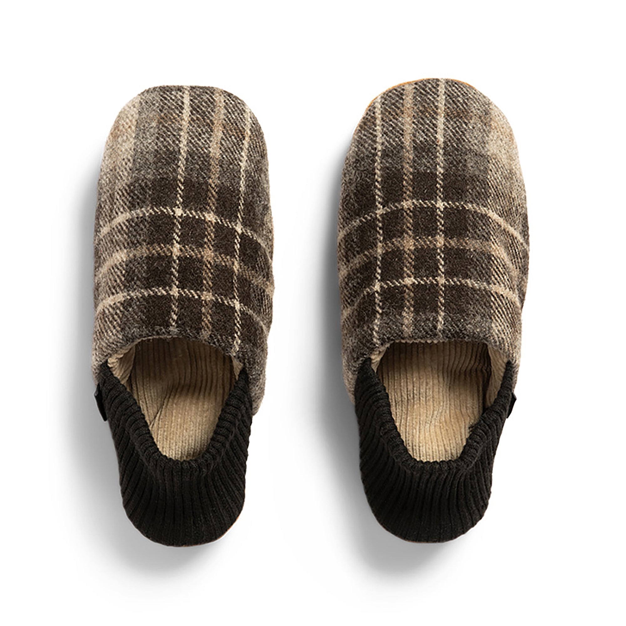 Hawick Tweed House Slippers - Corduroy Lined Indoor Comfort Shoes for Men & Women | Cozy Home, Office, and Lounge Wear