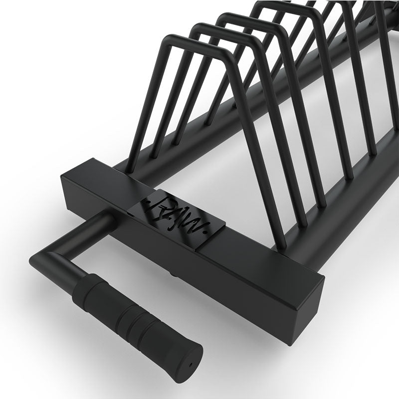 Olympic Bumper Plate Storage Rack - Heavy Duty Weight Plate Organizer for Home Gym - Perfect for CrossFit, Powerlifting & Garage Workouts